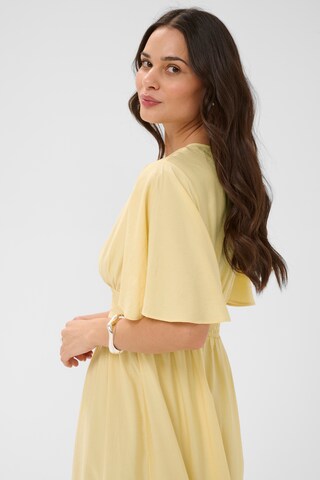 Robe 'KAsirena' Kaffe en jaune