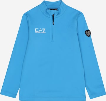 EA7 Emporio Armani Sweatshirt in Blue: front