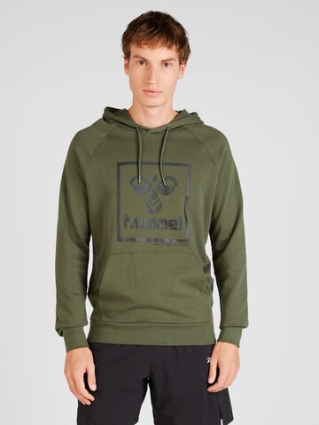 Hummel Sport sweatshirt i grön: framsida