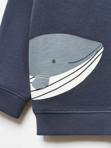 MANGO KIDS Sweatshirt 'BALLENA' in Blue