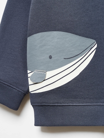 MANGO KIDS Sweatshirt 'BALLENA' in Blue