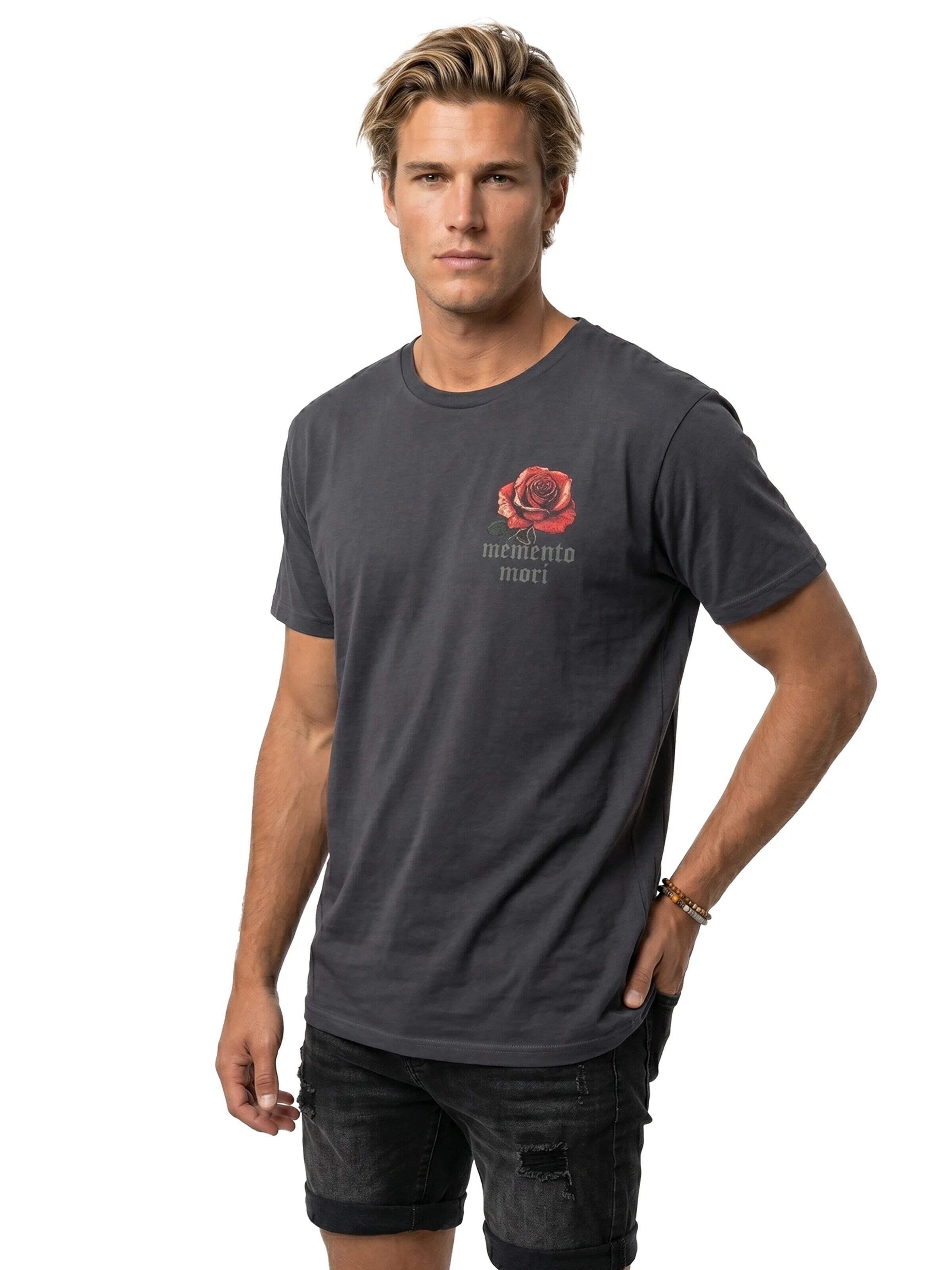 MAKAYA Shirt 'Memento' in Grey