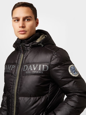 CAMP DAVID Winterjacke in Schwarz