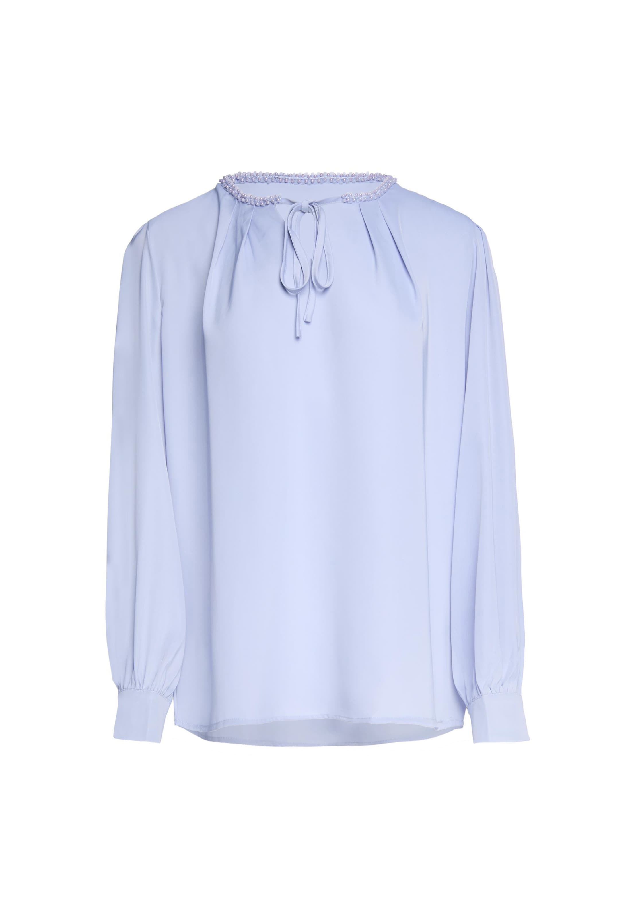 usha BLACK LABEL Blouse in Blauw: voorkant
