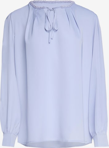 usha BLACK LABEL Blouse in Blauw: voorkant