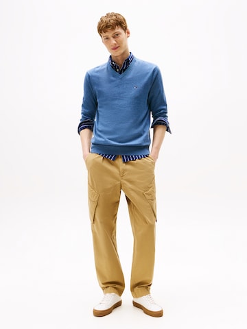 TOMMY HILFIGER Sweater 'ESSENTIAL' in Blue
