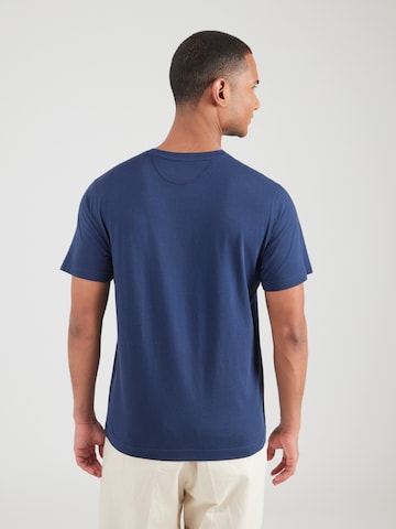 La Martina Tričko – modrá: zadní strana