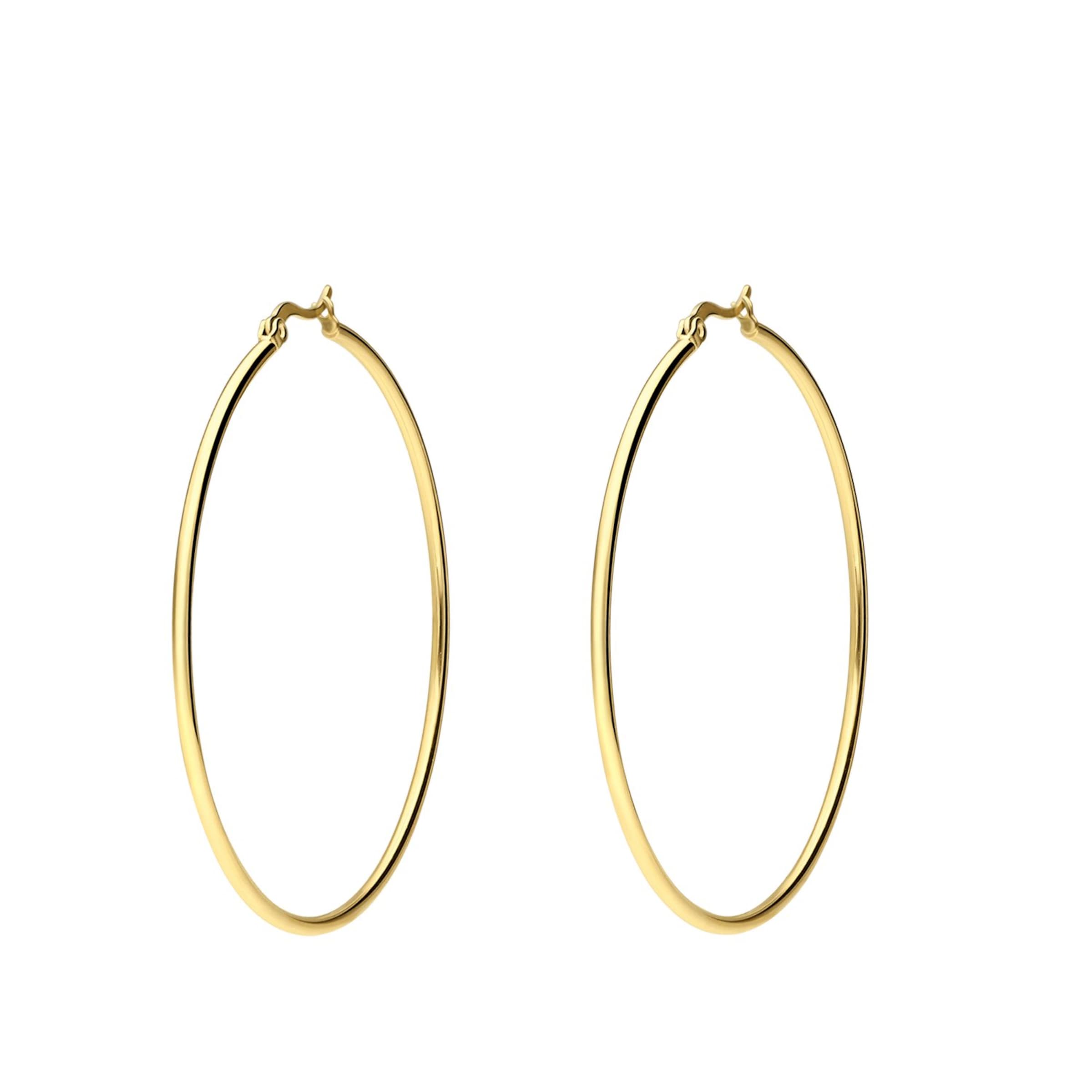 Lucardi Oorbellen in Goud: voorkant