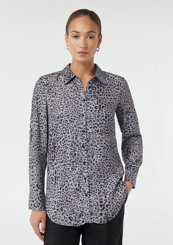 COMMA Blouse in Zwart: voorkant