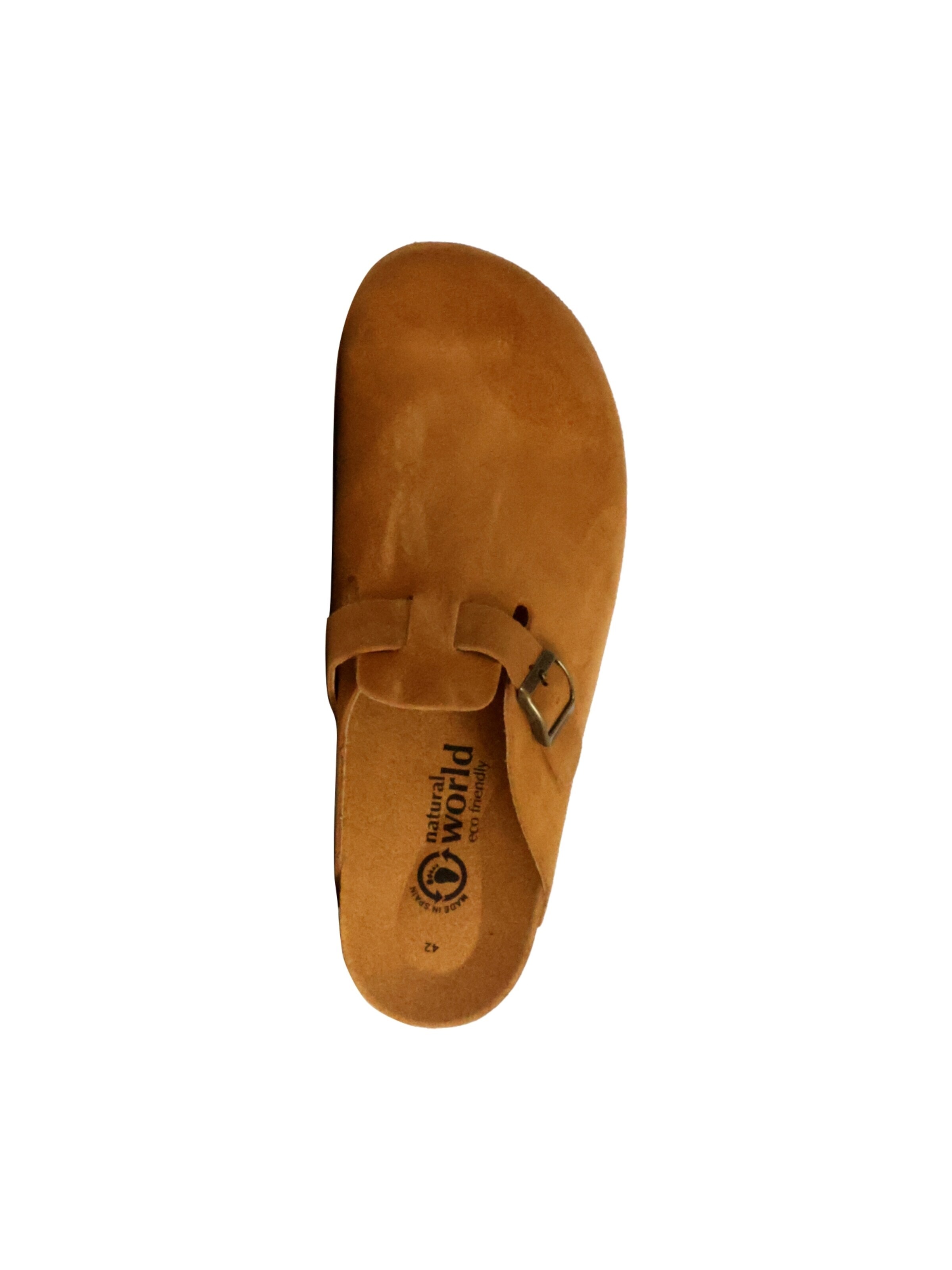 Tamaris Muiltjes 'Flache Pantoletten aus Leder' in Beige