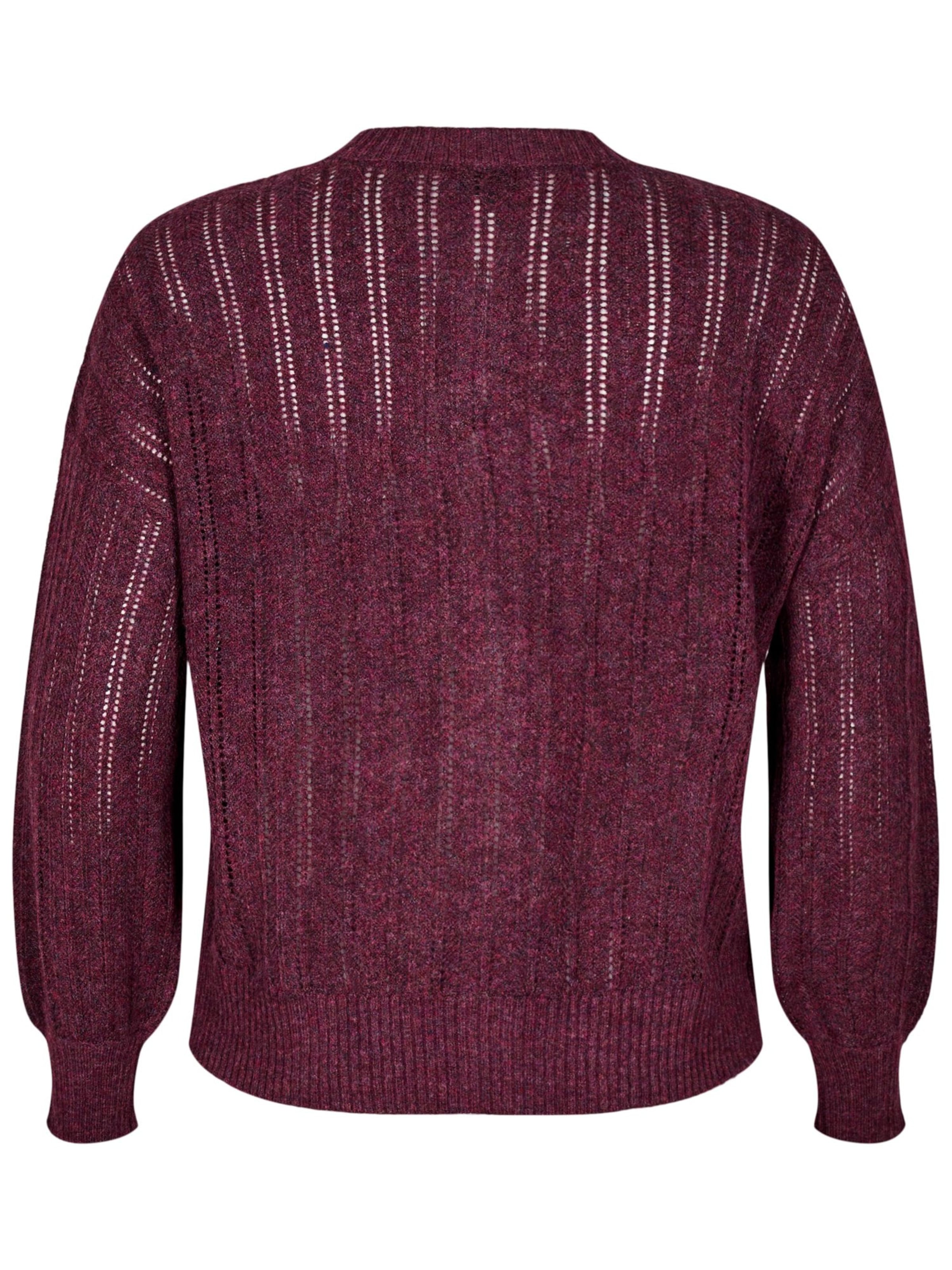 Zizzi Вязаная кофта 'Innie' в Красный