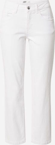 JDY Regular Pants 'Louie' in White: front