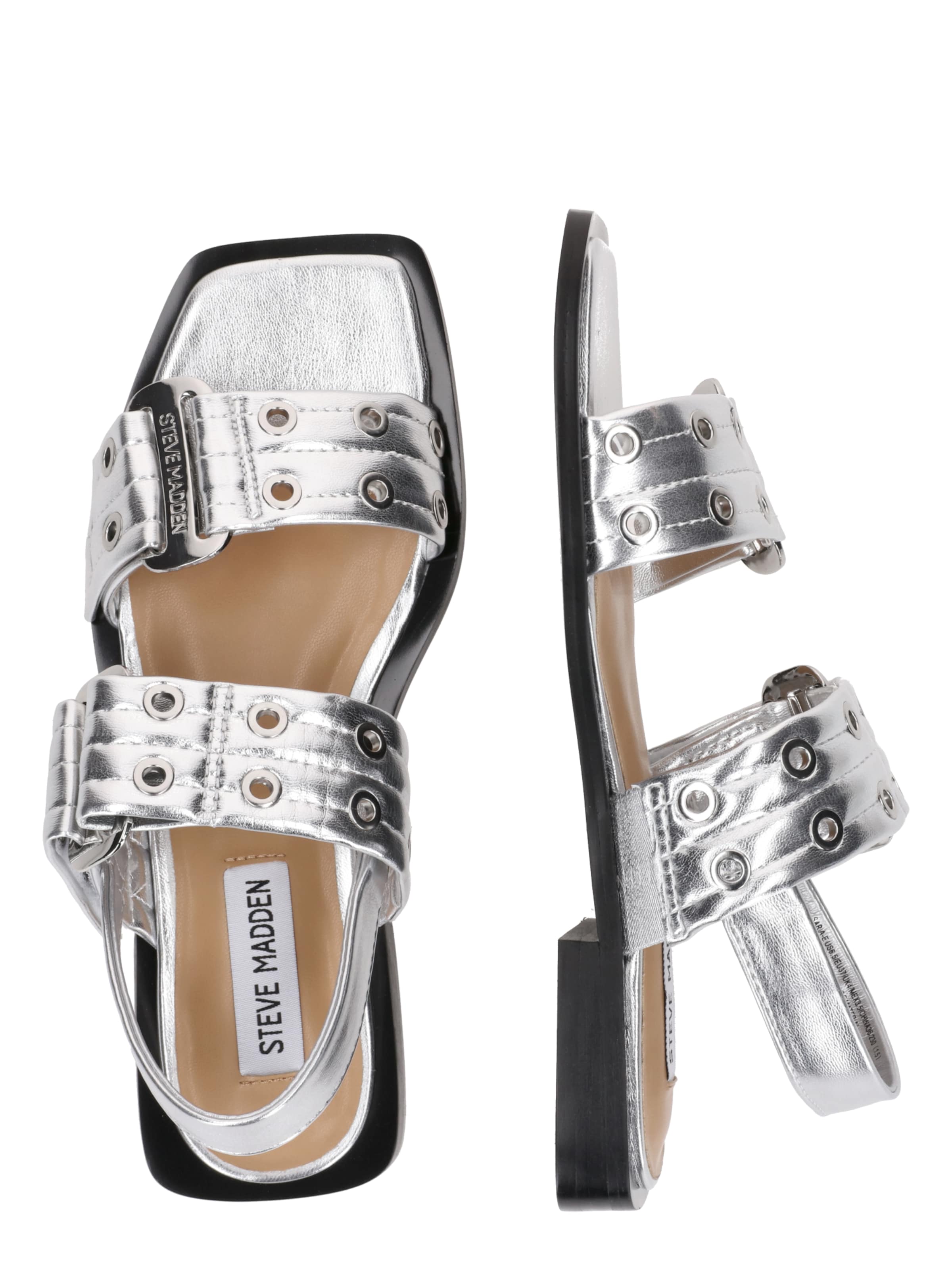 STEVE MADDEN Sandále 'Saria-E' - Strieborná