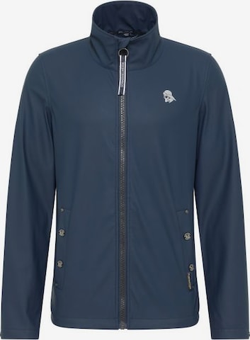 Schmuddelwedda Between-Season Jacket in Blue: front