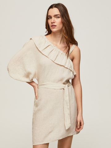 Robe 'POLINAS' Pepe Jeans en beige : devant