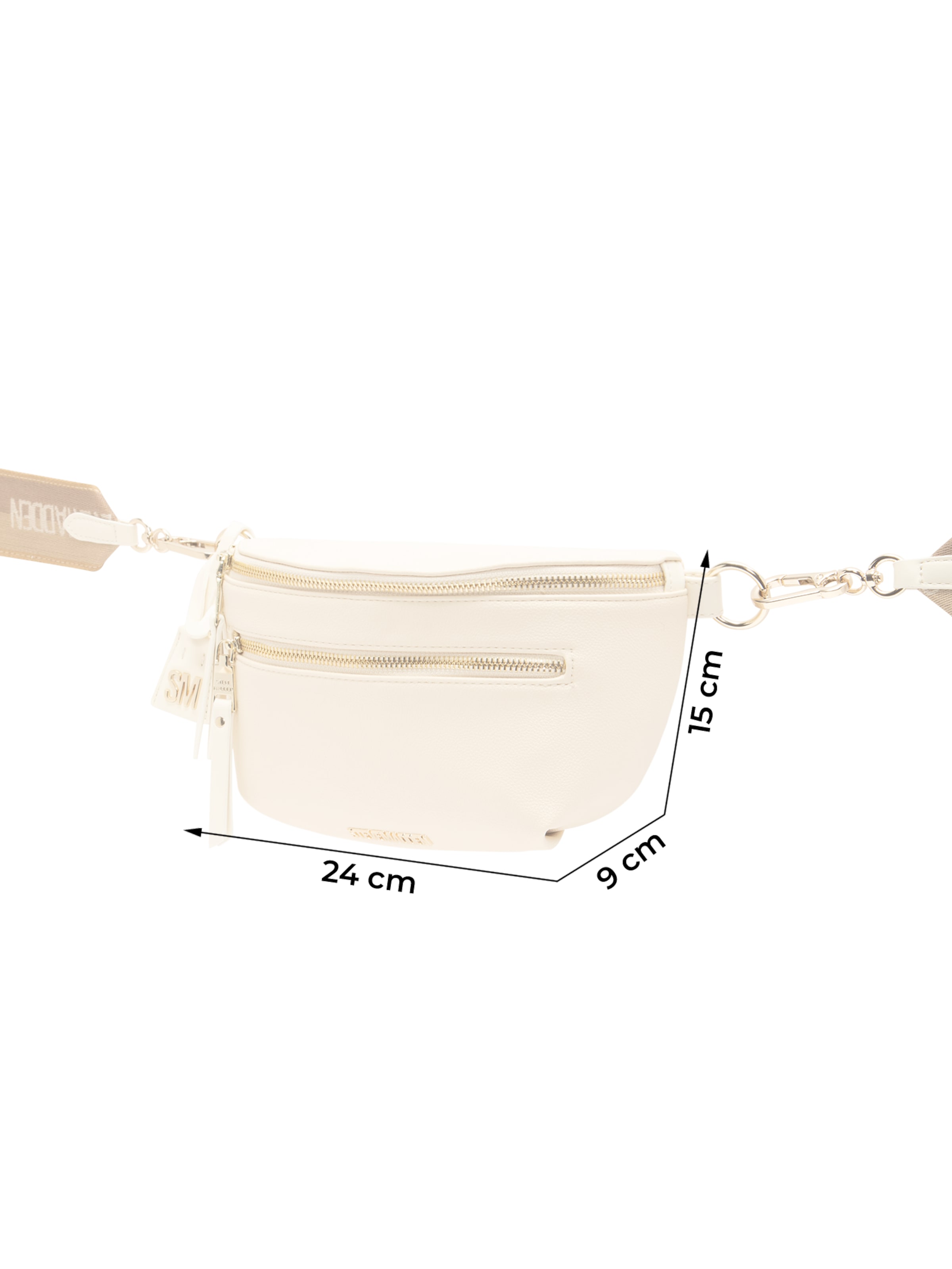 STEVE MADDEN Gürteltasche 'Bclarke' in Weiß