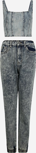 Missguided Tall Jeansanzug in hellblau, Produktansicht