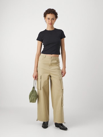 Denim Project Regular Housut ' DPWLoose ' värissä beige