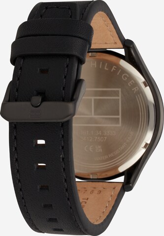 juoda TOMMY HILFIGER Analoginis (įprasto dizaino) laikrodis