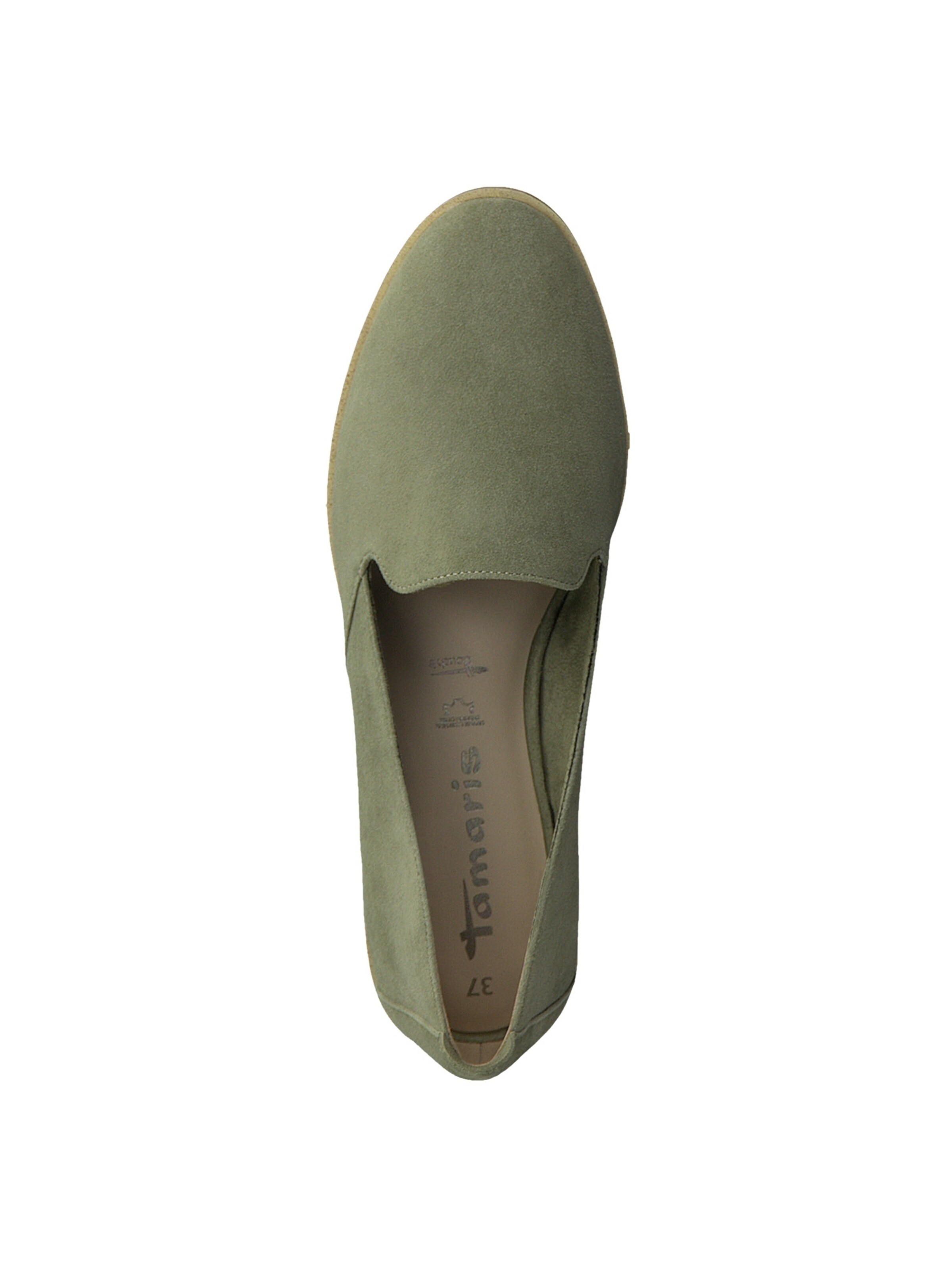 Chaussure basse Tamaris en vert
