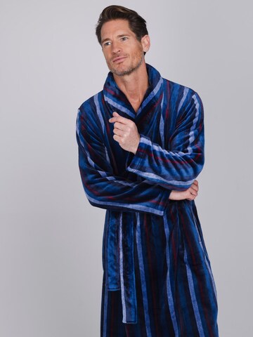 Pastunette Bathrobe long 'Northern Nights' in Blue