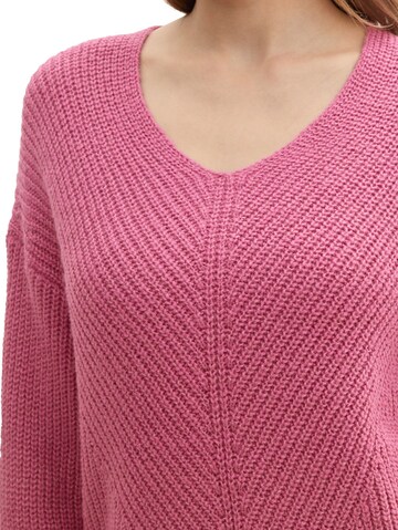 TOM TAILOR Pullover in Pink