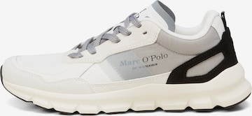 Baskets basses Marc O'Polo en blanc : devant