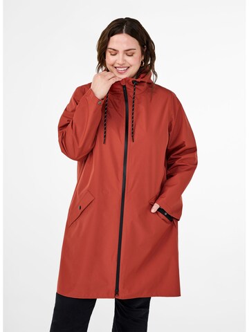 Zizzi Performance Jacket in Red: front