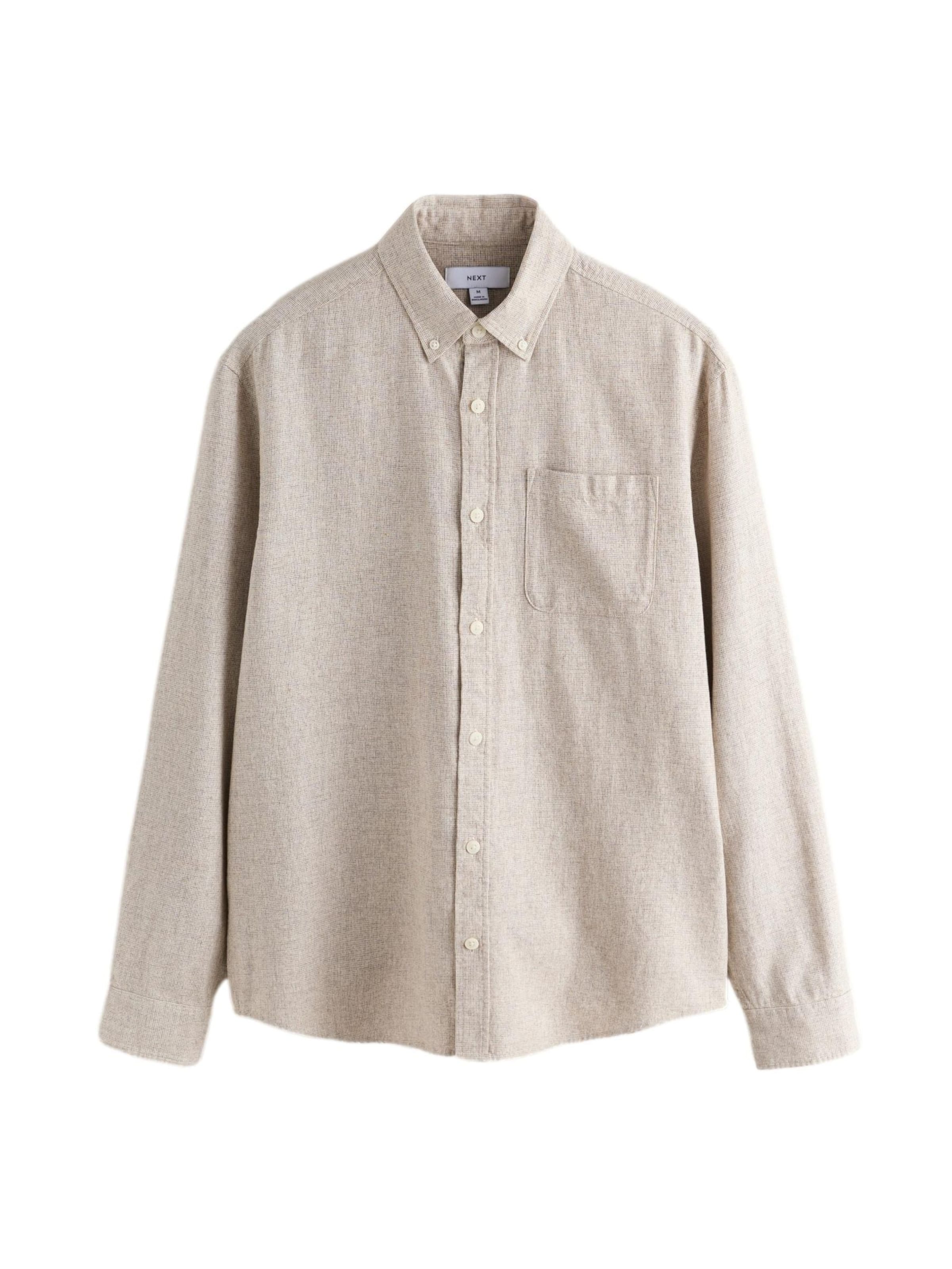Next Средняя посадка Рубашка в Бежевый: спереди