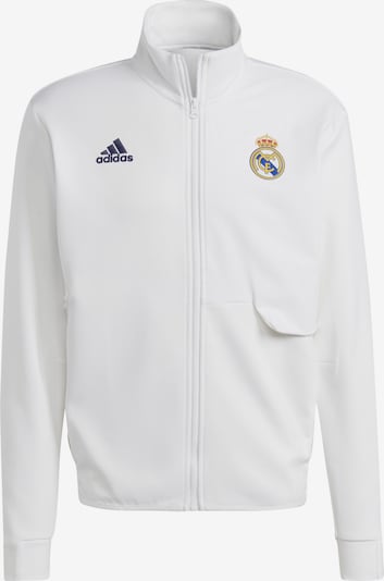 ADIDAS SPORTSWEAR Sportsweatjacke 'Real Madrid Anthem' in gelb / schwarz / weiß, Produktansicht