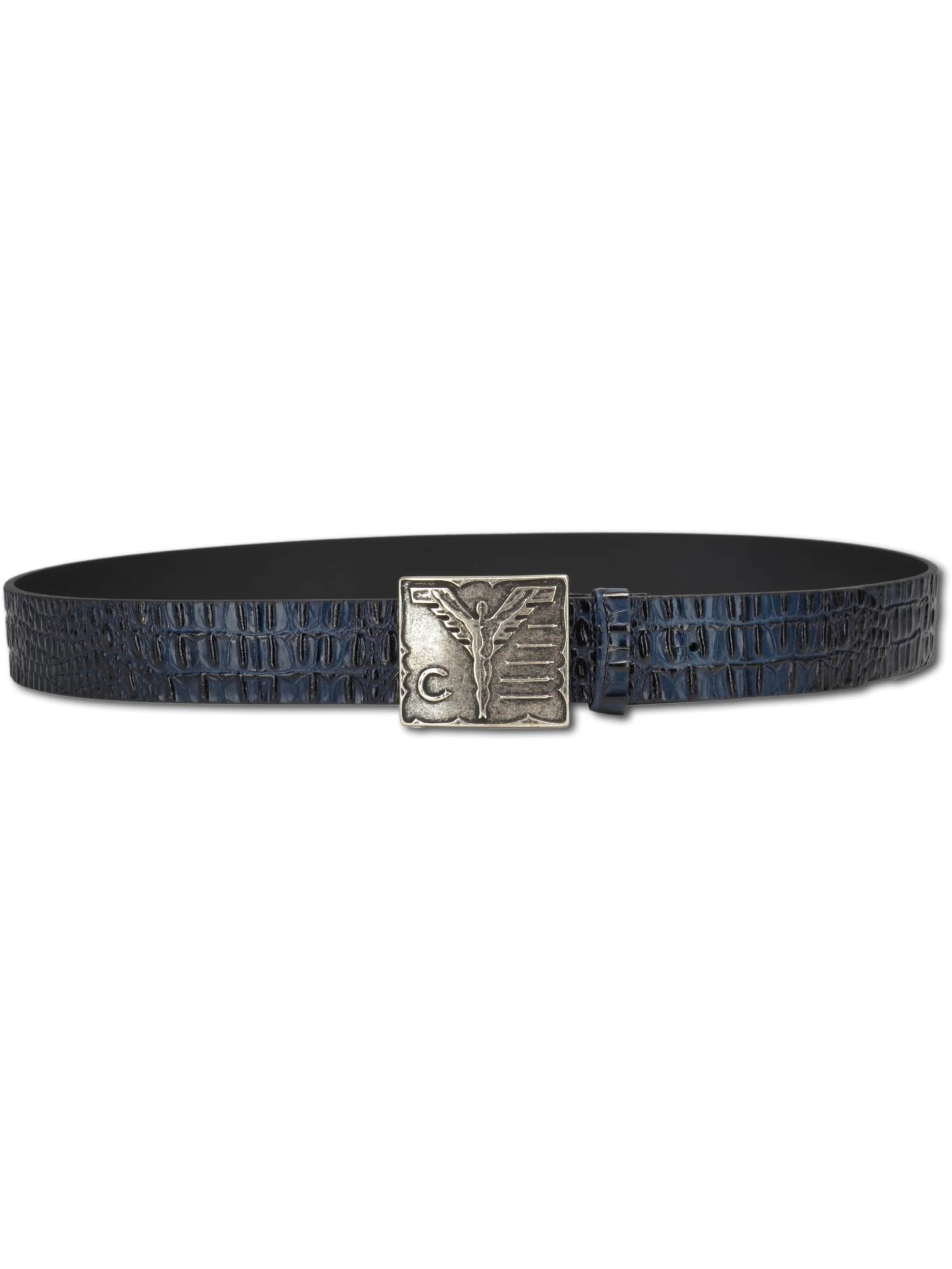 Ceinture ' Cela ' Carlo Colucci en bleu : devant