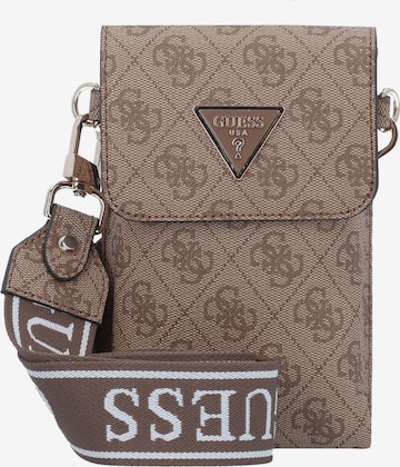 GUESS - Mala de ombro 'Latona' em bege: frente