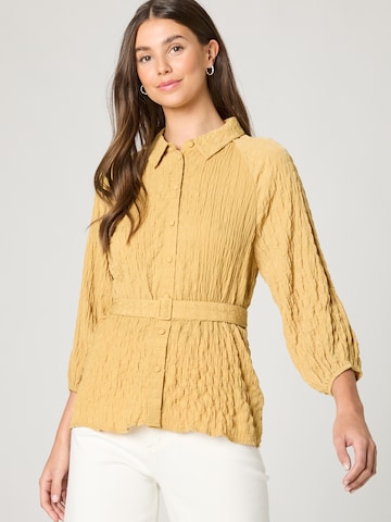 Guido Maria Kretschmer Collection Blouse 'Pauline' in Yellow: front