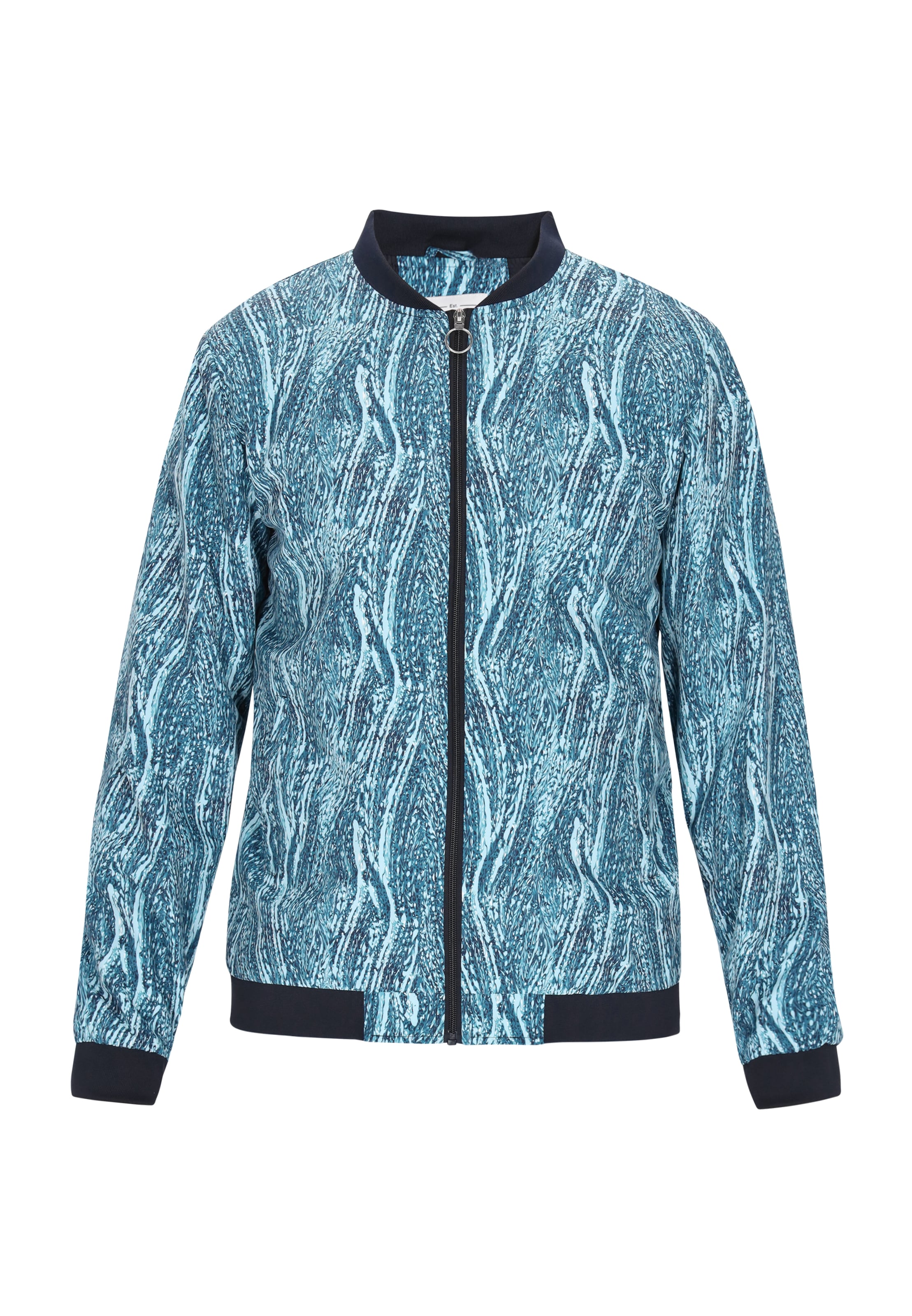 MO Overgangsjakke i blå: forside