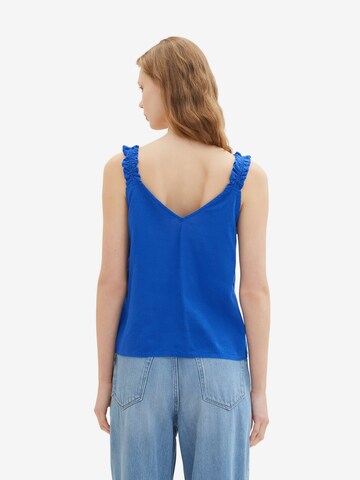 TOM TAILOR DENIM Bluse in Blau