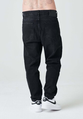 2Y Premium Loosefit Jeans in Zwart
