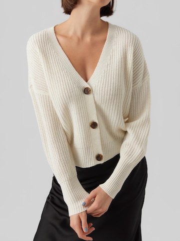 VERO MODA Knit Cardigan 'Lea' in White