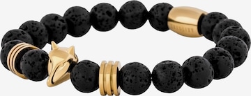 Akitsune Bracelet 'Obsidius' in Black: front