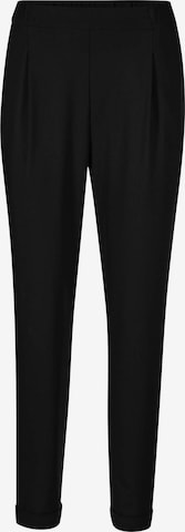 MADELEINE Bandplooibroek in Zwart: voorkant