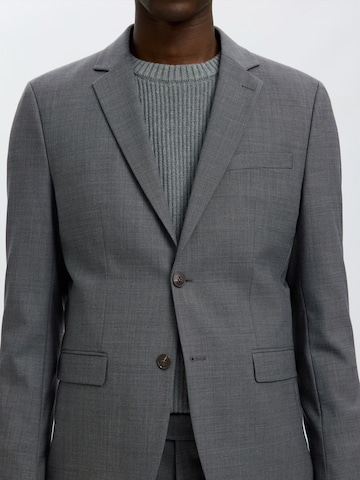 Coupe slim Veste de costume 'SLHTHEO' SELECTED en gris