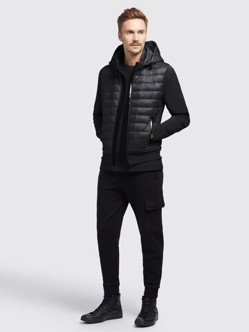 khujo Between-Season Jacket 'Bolt Matt' in Black