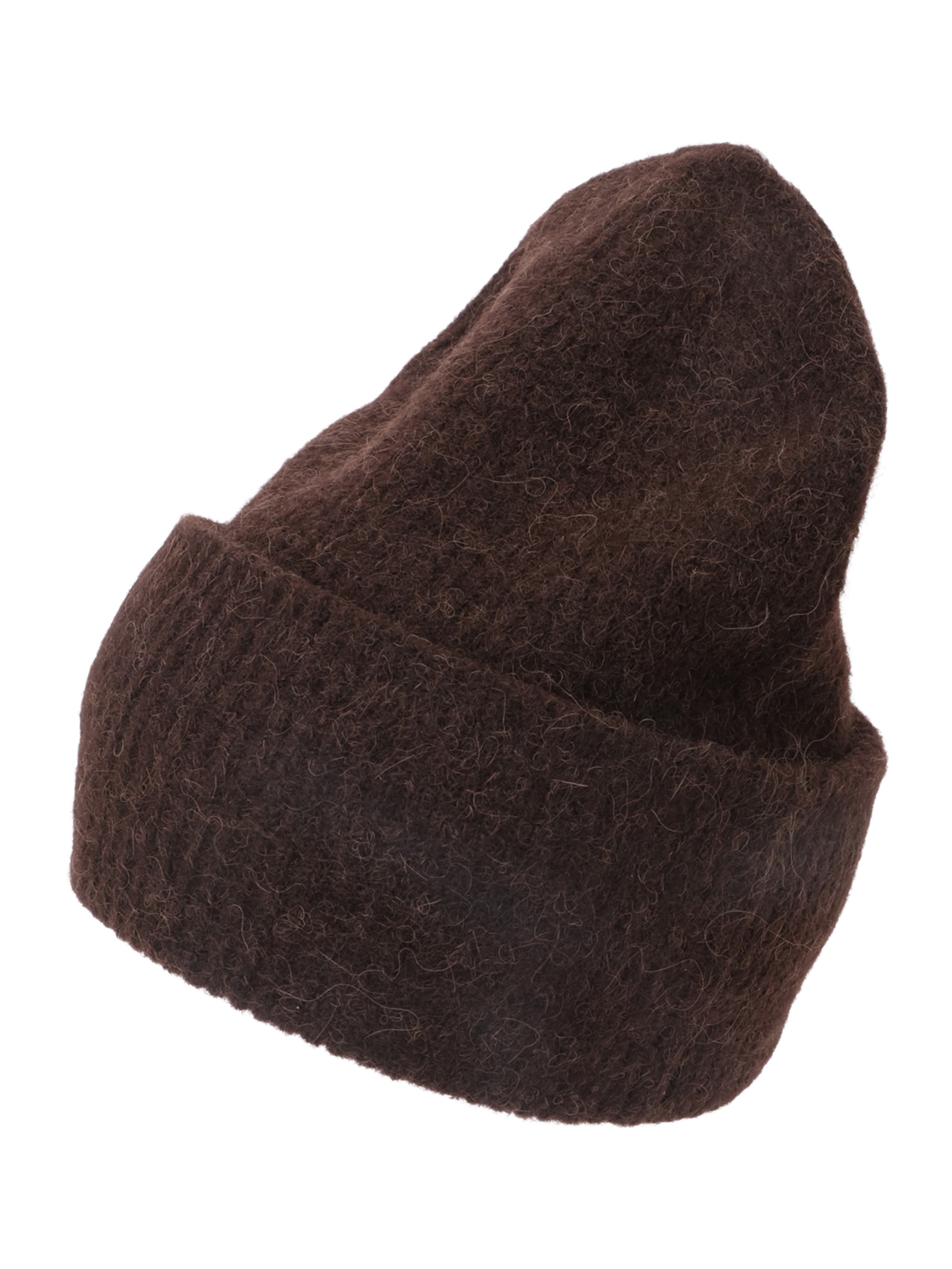 Samsøe Samsøe Čepice – hnědá: přední strana