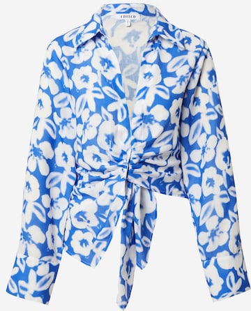 EDITED Blouse 'Rosina' in Blauw: voorkant