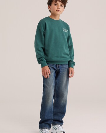 WE Fashion - Sweatshirt em verde