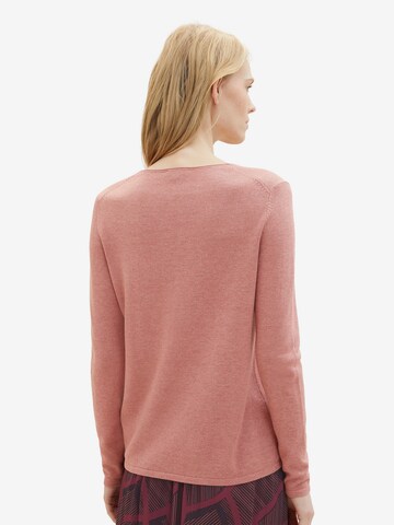 TOM TAILOR Pullover in Pink