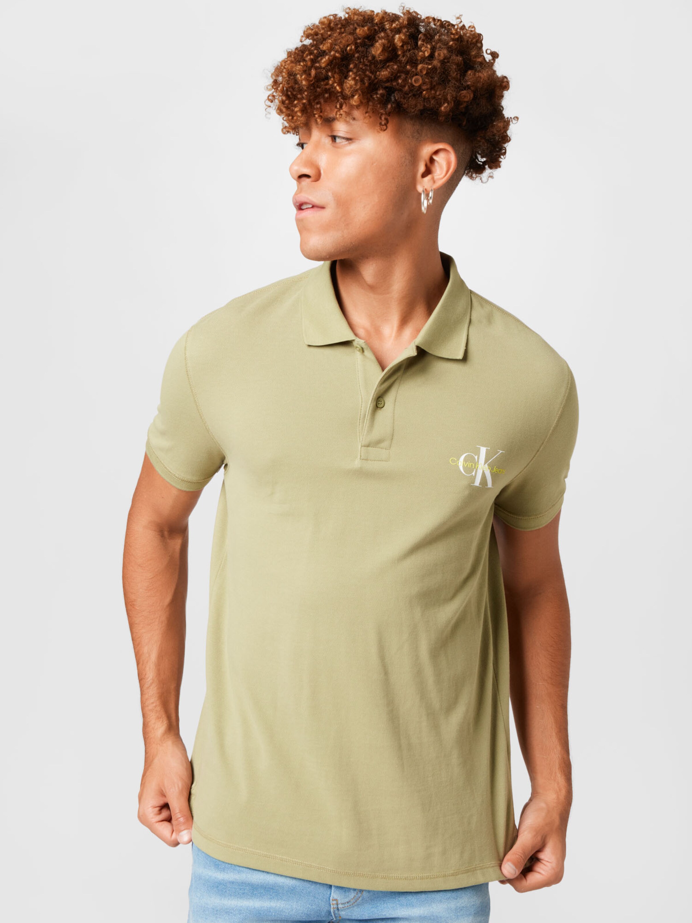 Calvin Klein Jeans Shirt in Olive 