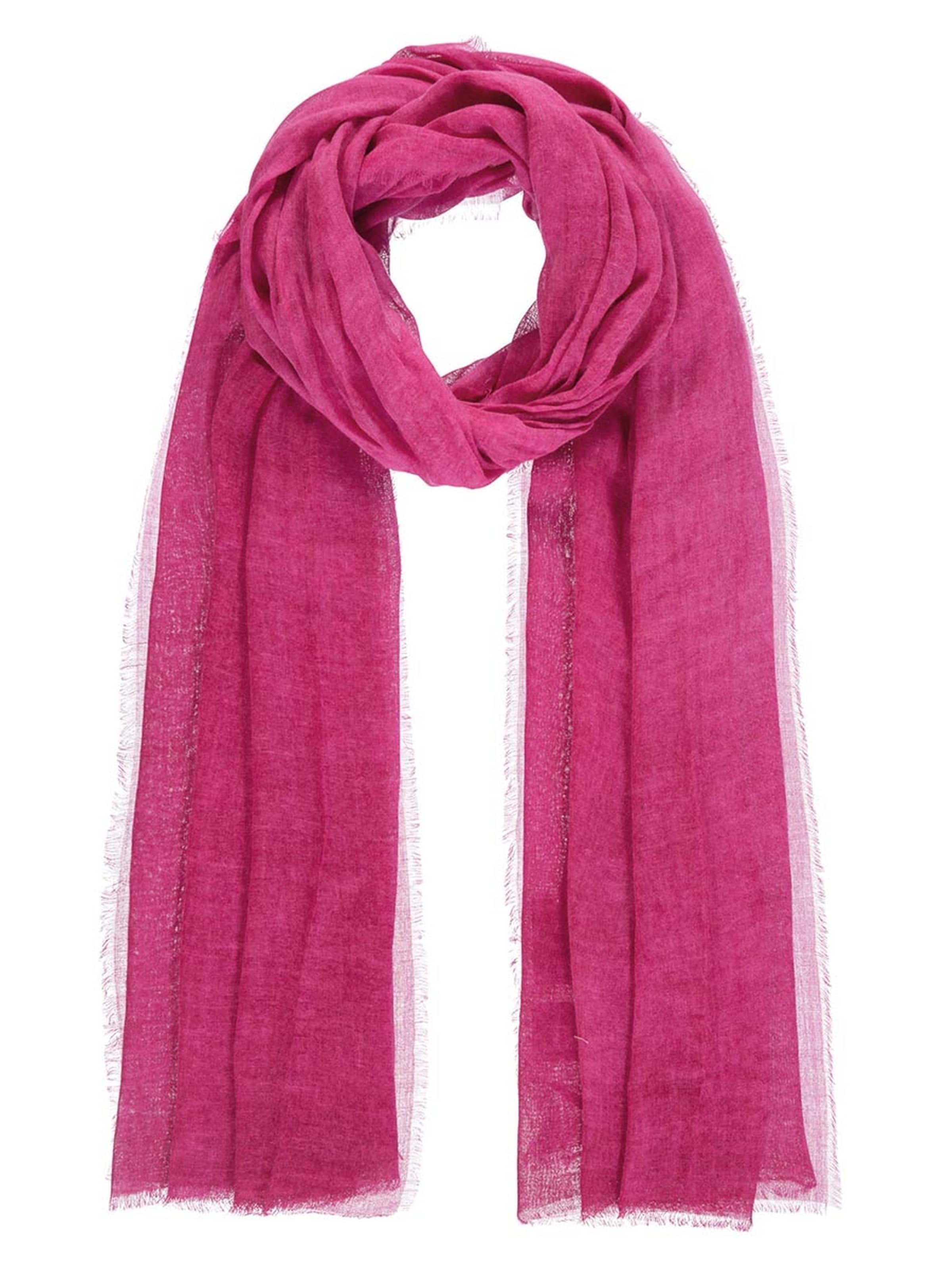 Passigatti Wrap 'Schal uni' in Pink: front