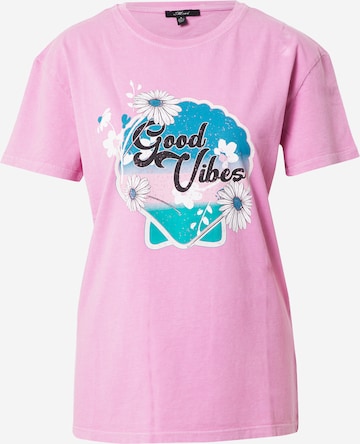 Mavi T-Shirt 'Good Vibes' in Pink: front