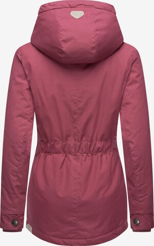 Ragwear Winter Jacket 'Monade' in Pink