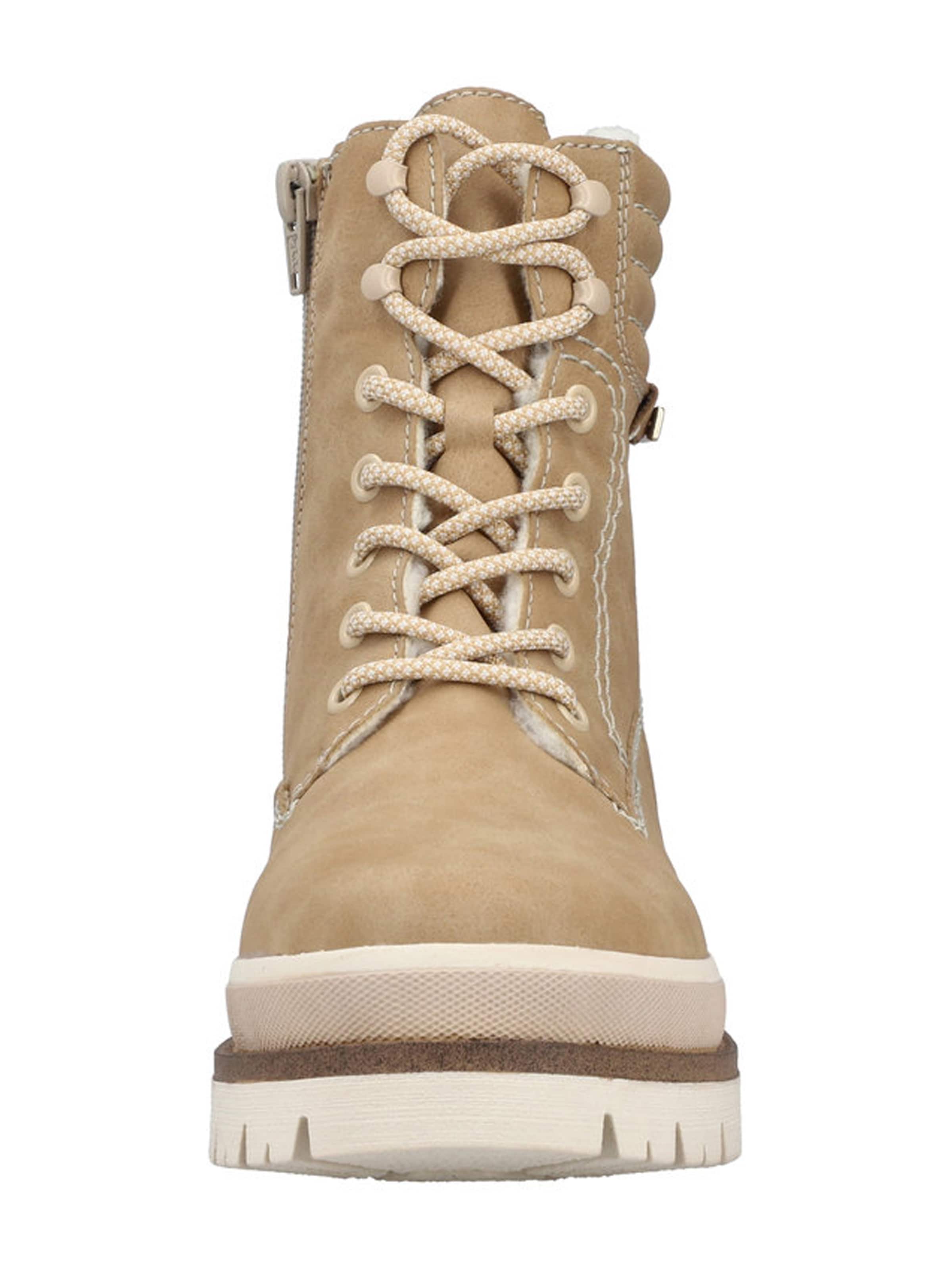 Rieker Schnürstiefelette in Beige